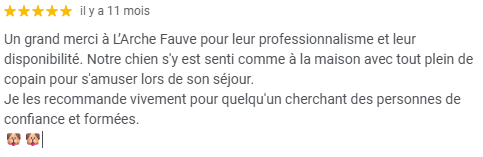 avis sur les services de l'arche fauve
