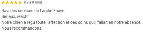 avis sur les services de l'arche fauve